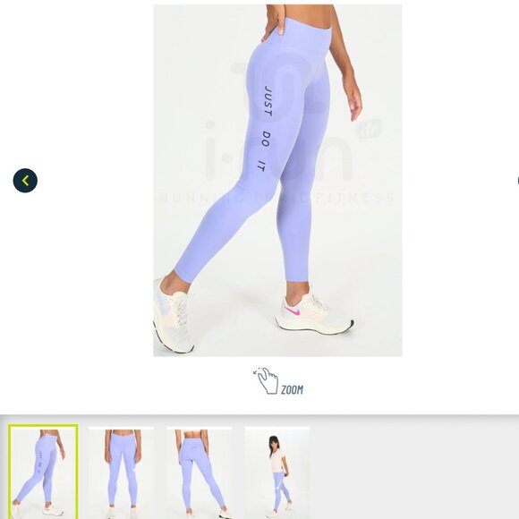 Lavender NikeSwoosh Run legging - Picture 1 of 2